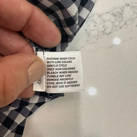 Lady Hagen Navy and White Gingham Skort - Sz 6 - Picture 10 of 11